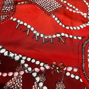 Lanvin Silk Scarf 35” x 35” NEW
